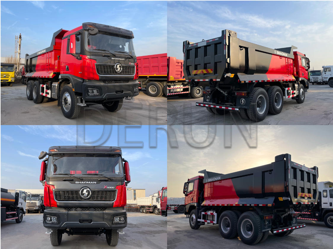 Easpórtáil SHACMAN X5000 6x4 Dump Truck go Peiriú
