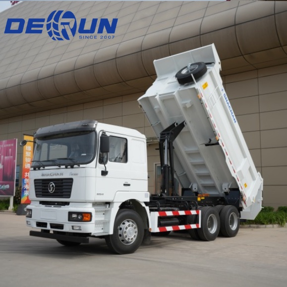Shacman F2000 290HP 6x4 Dumpáil trucail dumpála u cineál buicéad do mhargadh na hAilgéire